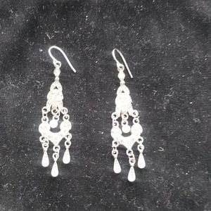 Silver Chandelier Earrings